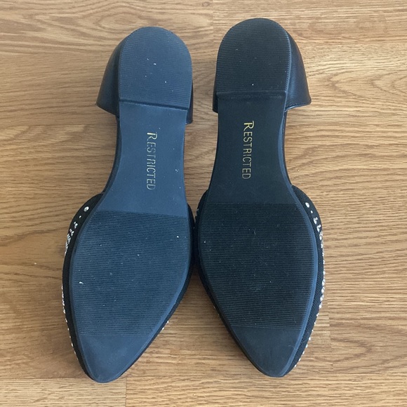 Barely Used Restricted 7M Studded Flats - Picture 3 of 4